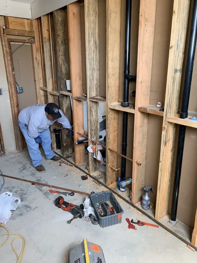 Commercial rough-in plumbing for Gas Line Repair in Chesterfield Gardens